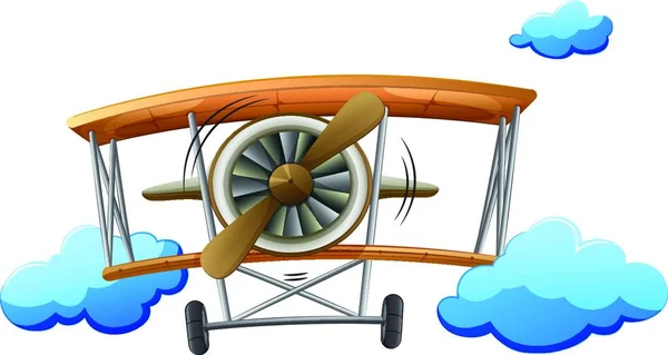 Airplane Icon Web Simple Illustration — 스톡 벡터