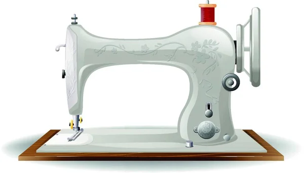 Sewing Machine Vector Illustration — Stock Vector