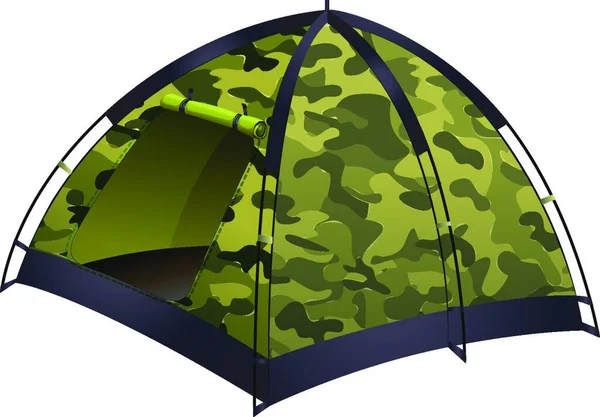 Camping Tente Icône Vectoriel Illustration — Image vectorielle