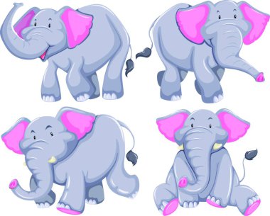 Filler ayarlandı, vektör illüstrasyonu basit tasarım