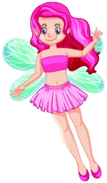 Cute Fairy Cartoon Character — Stockvector