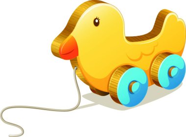 Tahta oyuncağın çizimi