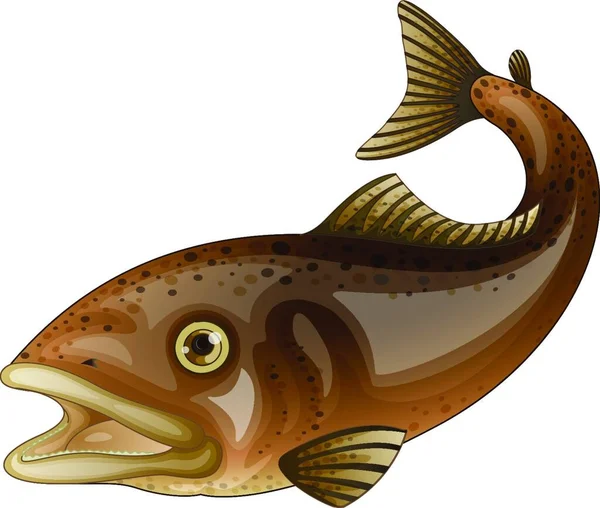 Illustration Des Vektors Tropischer Fische — Stockvektor