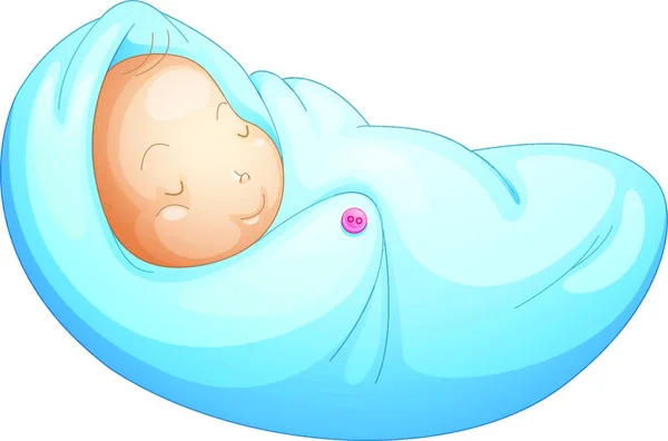 Illustration Des Neugeborenen — Stockvektor