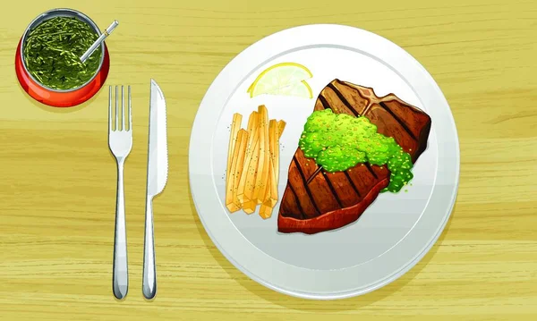 Ілюстрація Їжі — стоковий вектор
