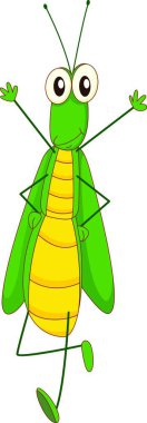 Grasshopper icon vector illustration 