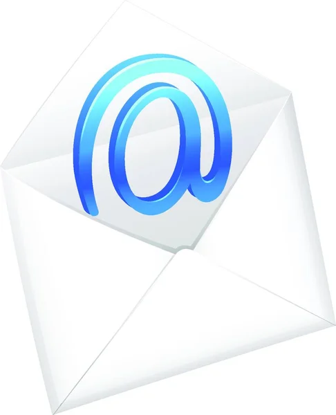 Enveloppe Icône Vectoriel Illustration — Image vectorielle