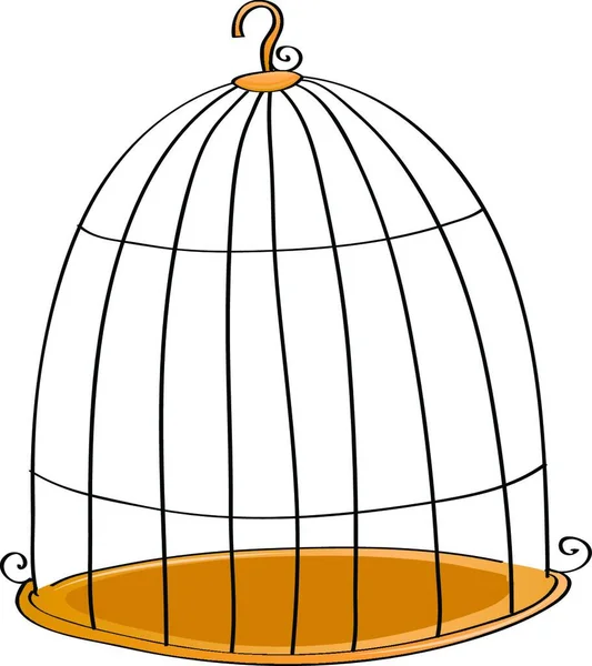 Cage Illustration Vectorielle Colorée — Image vectorielle