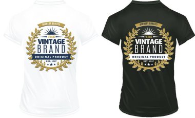 Vintage dekoratif şık sigorta primi baskı şablonu