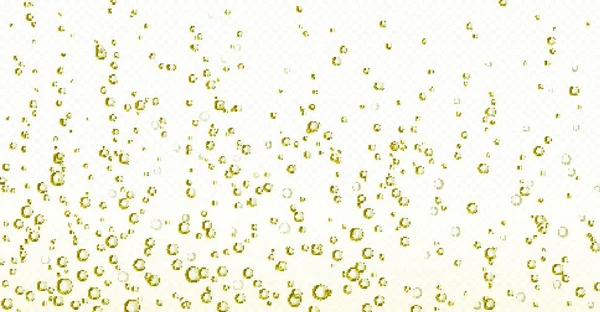 Soda Bubbles Champagne Water Oxygen Air Fizz — Stock Vector