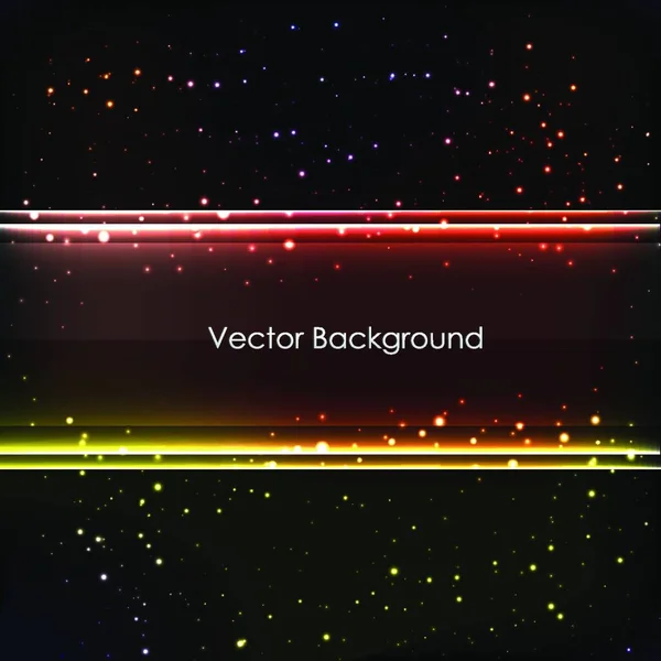 Abstract Colored Glowing Background — Stock Vector