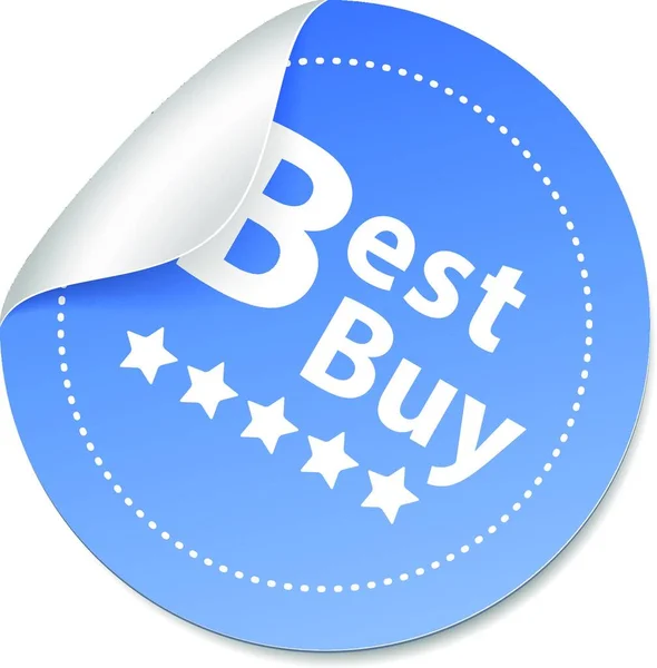 Best Buy Sticker Vector Illustration — Stock Vector