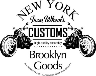 Motosiklet Yaratıcı Poster vektör çizimi