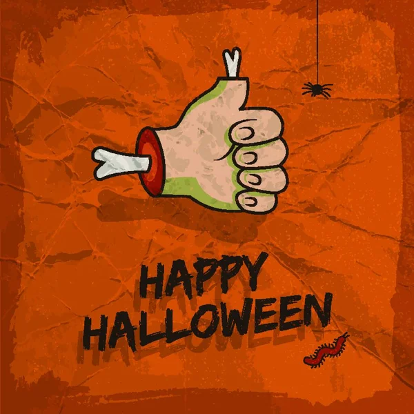 Happy Halloween Design Vektorové Ilustrace — Stockový vektor