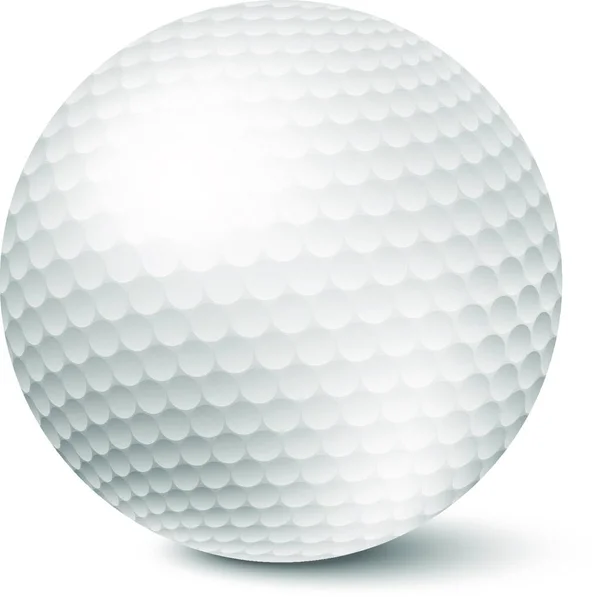 Golf Topu Modern Vektör Illüstrasyonu — Stok Vektör