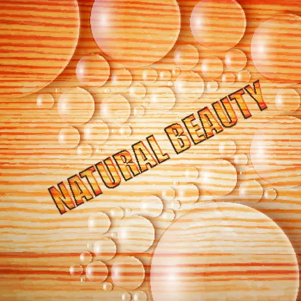 Natural Beauty Background Vector Illustration — 스톡 벡터