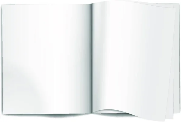 雑誌の空白ページのイラスト — ストックベクタ