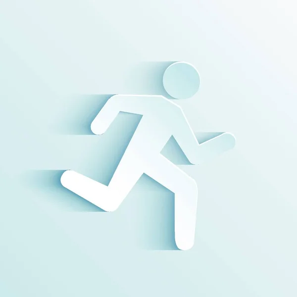 Running Sign Ilustração Vetorial Colorida — Vetor de Stock