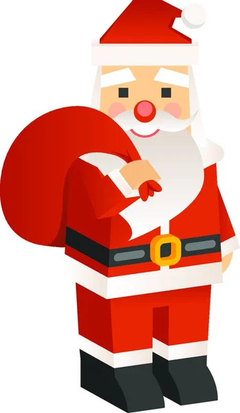 Santa Claus Διανυσματική Απεικόνιση — Διανυσματικό Αρχείο