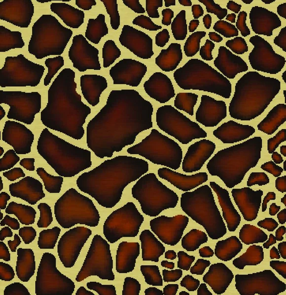 Giraffe Skin Pattern 그래픽 일러스트 — 스톡 벡터