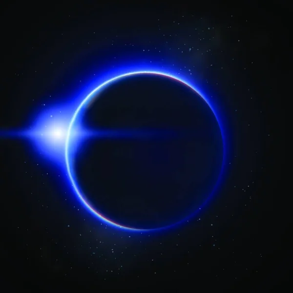Eclipse Lune Illustration Illustration Vectorielle Graphique — Image vectorielle
