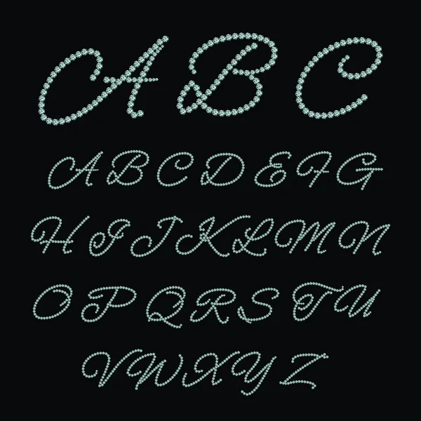 Alphabet Set Illustration Vectorielle — Image vectorielle