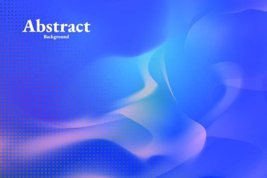 Mavi akış arkaplan vektörü çizimi