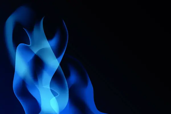 Illustration Des Blauen Flammenhintergrundes — Stockvektor