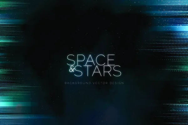 Space Stars Vector Illustration — Stock Vector