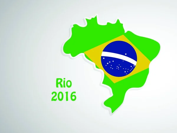 Fußball Rio 2016 Vektor Illustration — Stockvektor