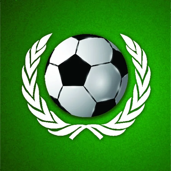 Fútbol Moderno Vector Ilustración — Vector de stock