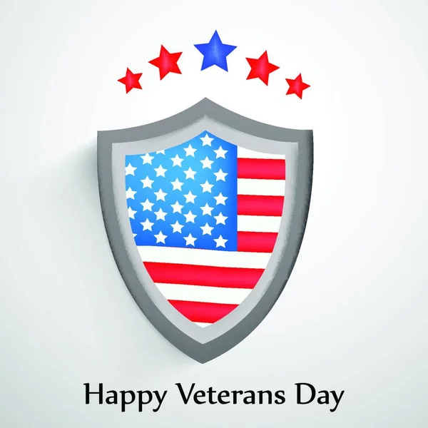 Veterans Day Vector Background — Stock Vector