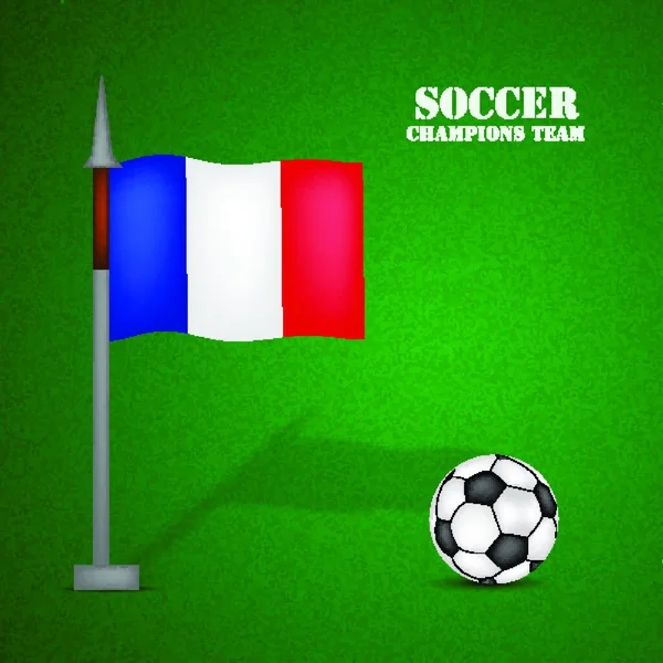 Fútbol Deporte Vector Ilustración — Archivo Imágenes Vectoriales