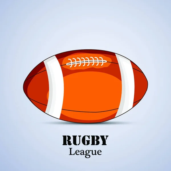 Rugby Sport Hintergrund Vektorillustration — Stockvektor