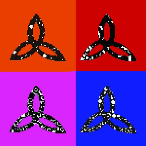 Logotipo Trindade Ilustração Vetorial Colorido — Vetor de Stock