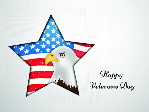Veterans Day Background Vector Illustration — Stock Vector
