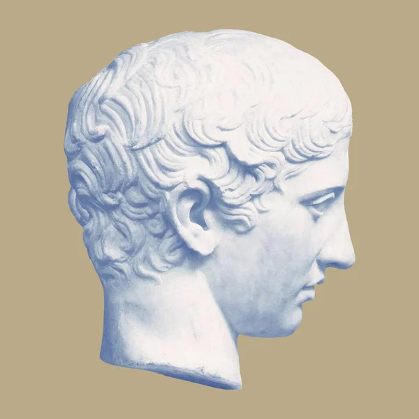 Antica Statua Greca Vettoriale Illustrazione — Vettoriale Stock