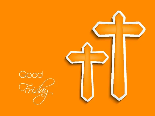 Good Friday Colorful Vector Illustration — Stock Vector