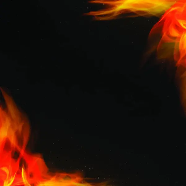 Vektor Der Brennenden Flamme — Stockvektor