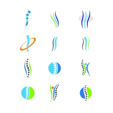 Omurga simgesi, vektör çizimi
