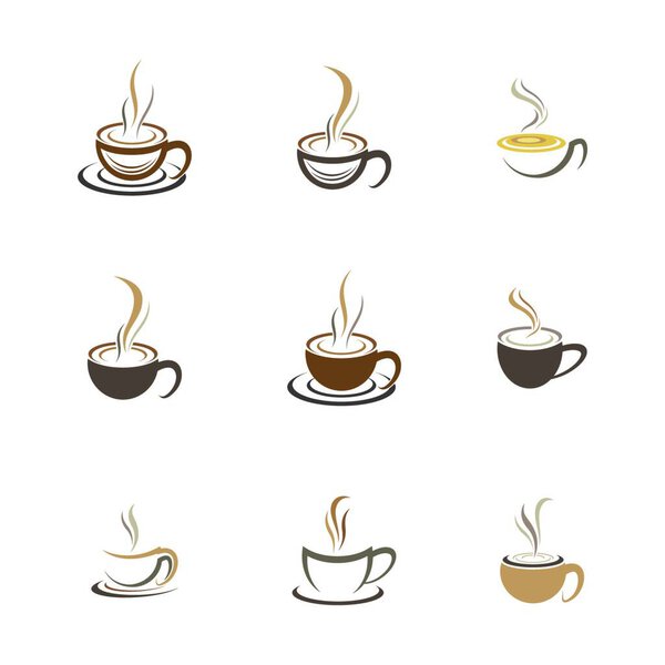 "Coffee cup symbol vector icon"