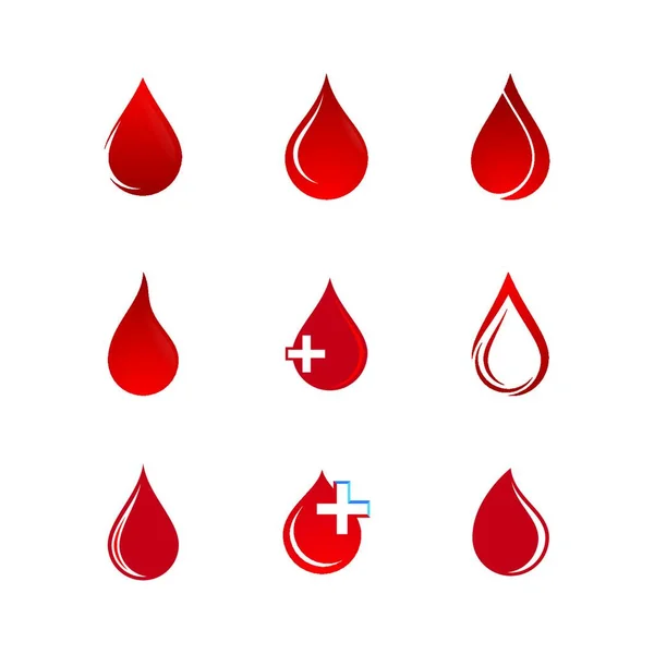 Icono Vector Sanguíneo Ilustración Vector Color — Vector de stock