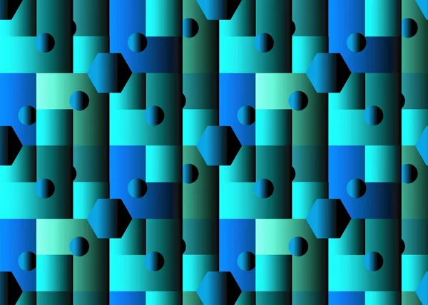Illustration Vectorielle Bleu Péttern — Image vectorielle