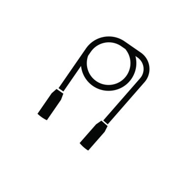 Atlama ipi simge vektör çizim