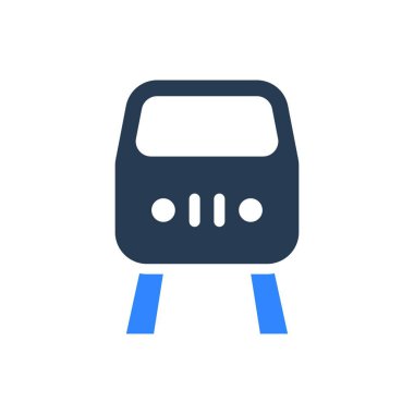 tren simgesi vektör illüstrasyonu