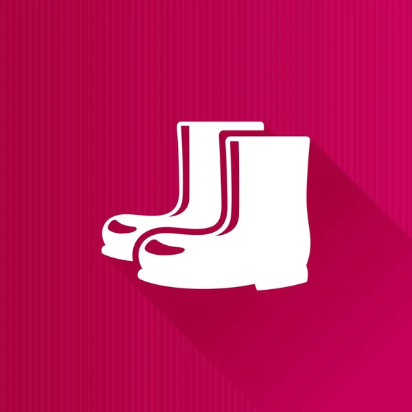 Metro Icon Wet Boots — Stock Vector