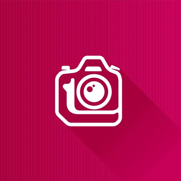 Photo Camera Icon Photography Illustration — Stock Vector
