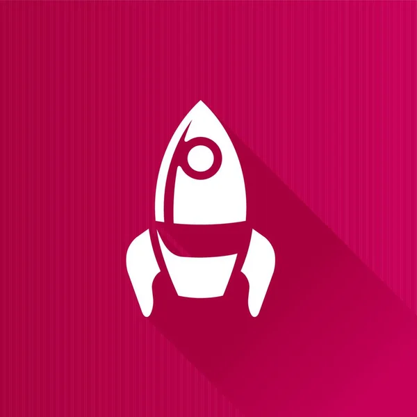 Metro Icon Rocket Vector Illustratie — Stockvector