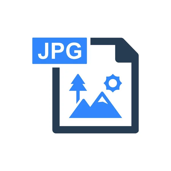 Εικονογράφηση Διανύσματος Εικονιδίων Εικόνας Jpg — Διανυσματικό Αρχείο