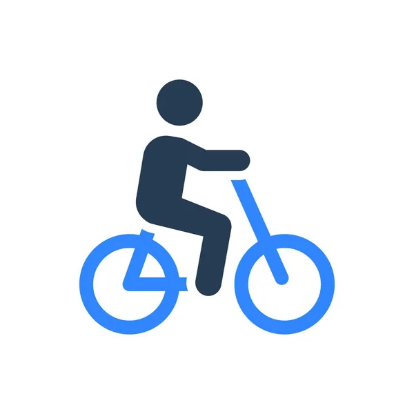 Велосипедная Иконка — стоковый вектор
